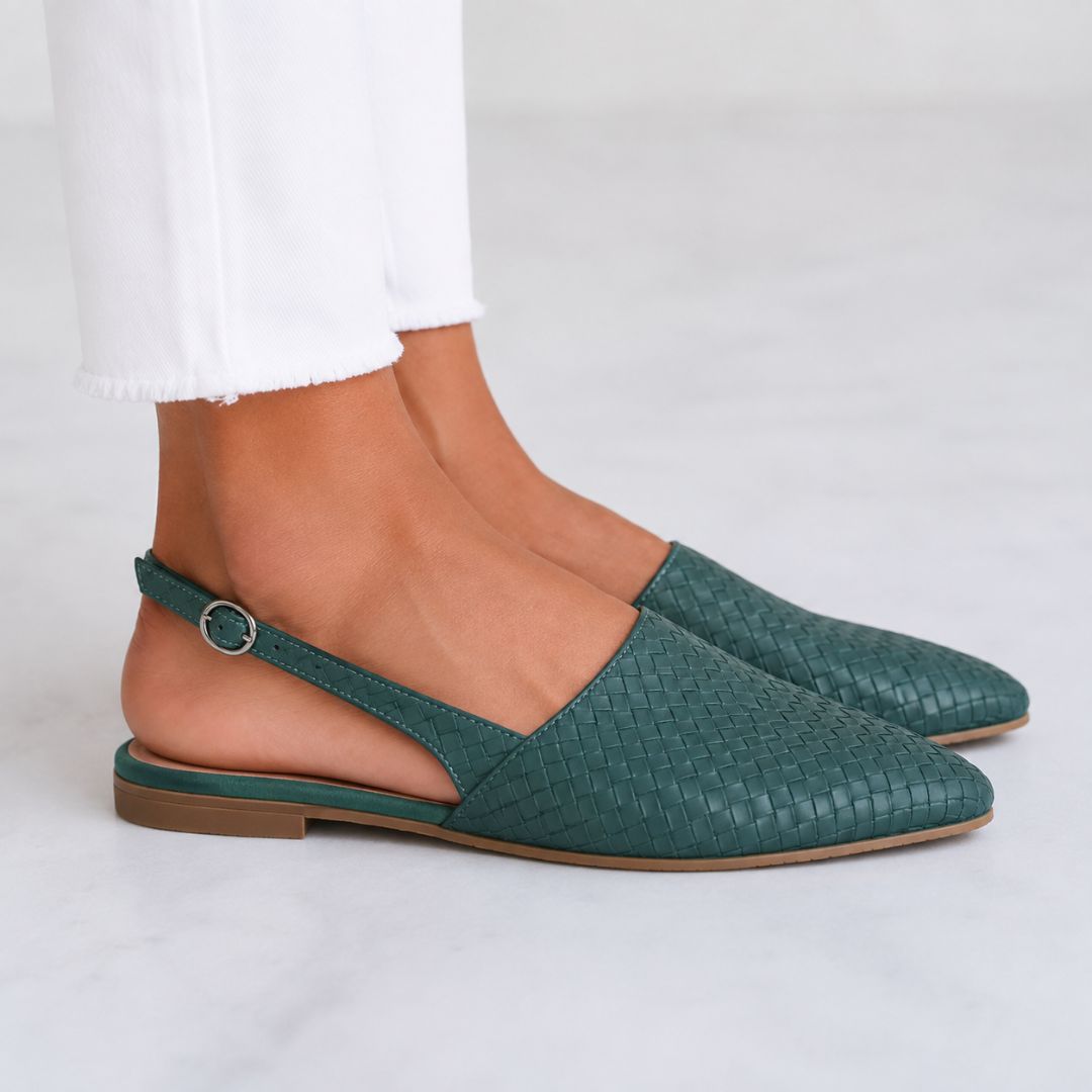 Caletta Braided Slingback Mules