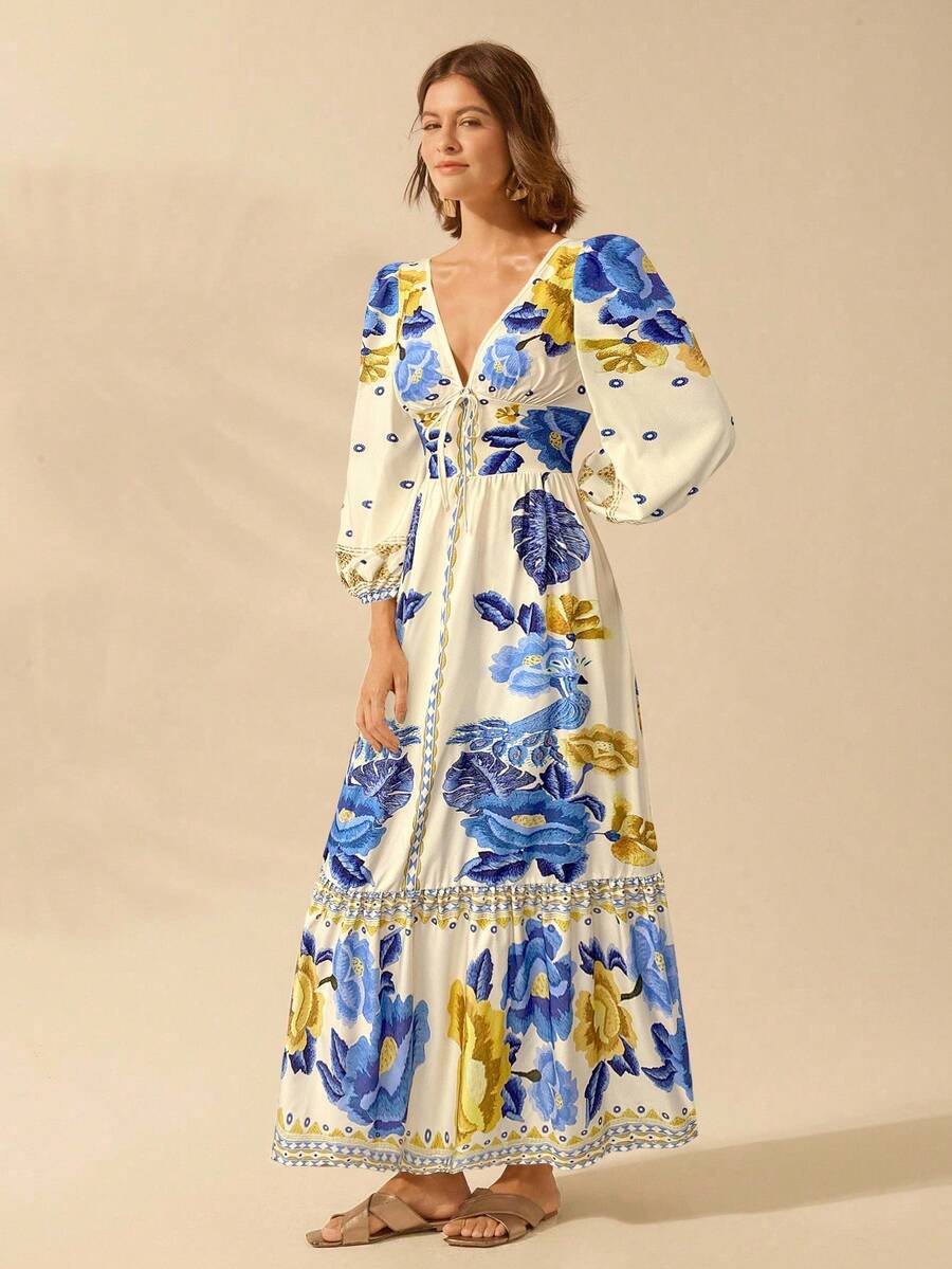 Lillian™ | Floral Holiday Dress