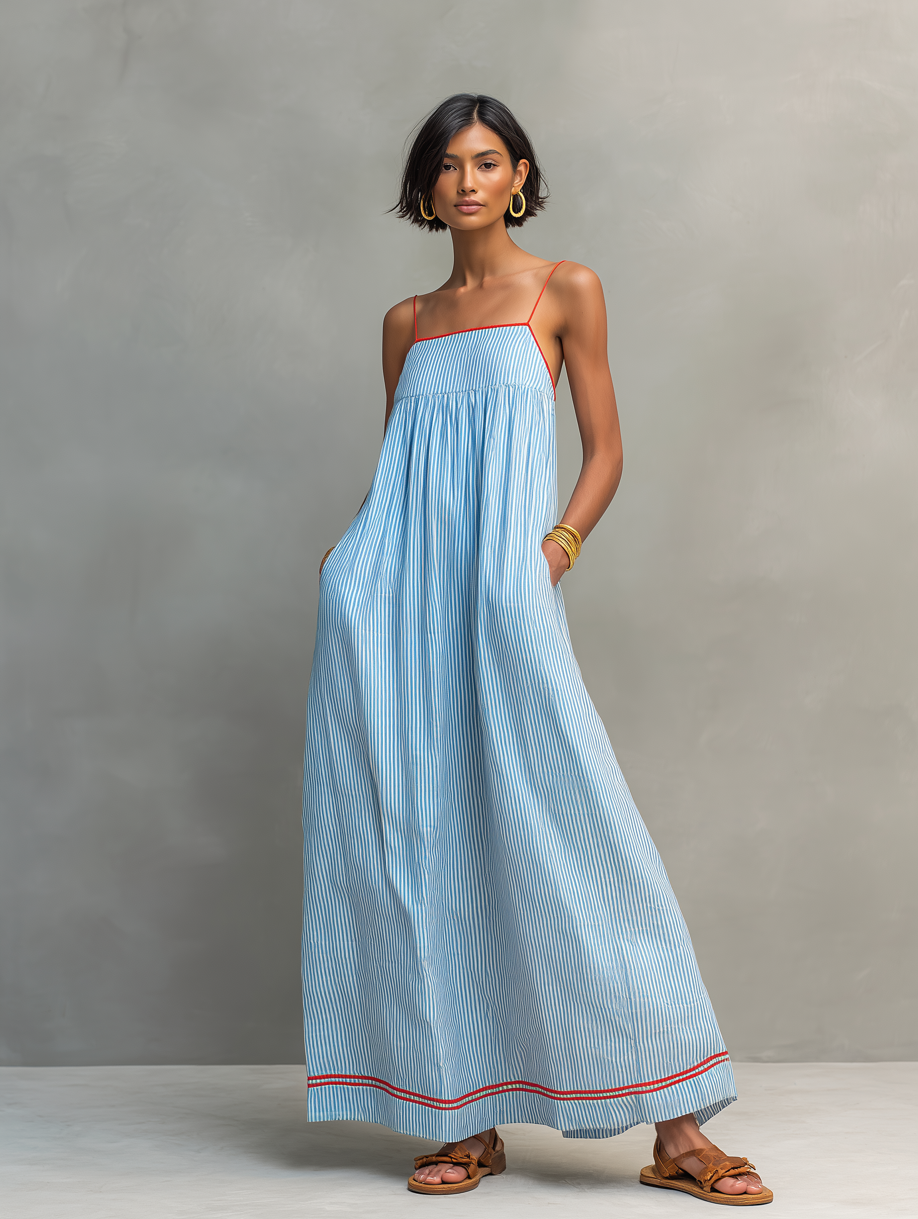 Aurora – Breezy Striped Maxi Dress