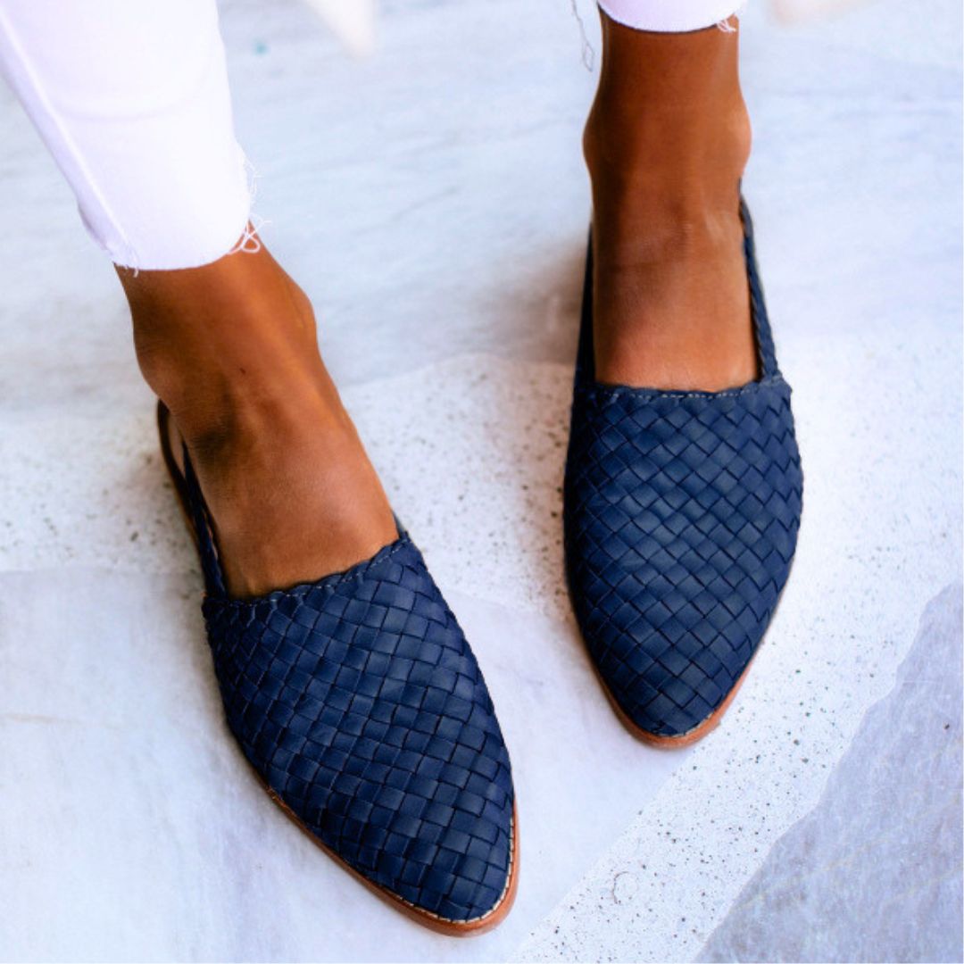 Caletta Braided Slingback Mules