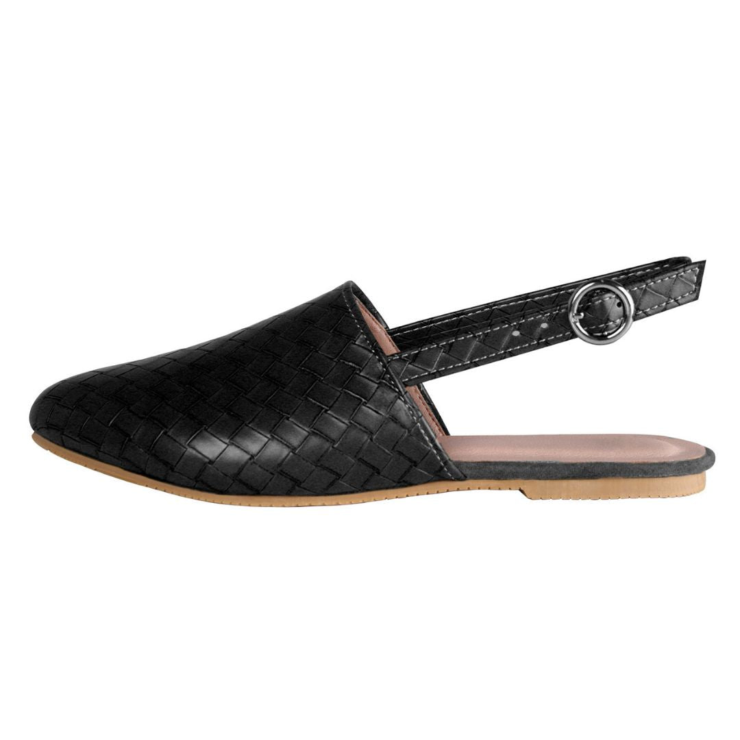 Caletta Braided Slingback Mules