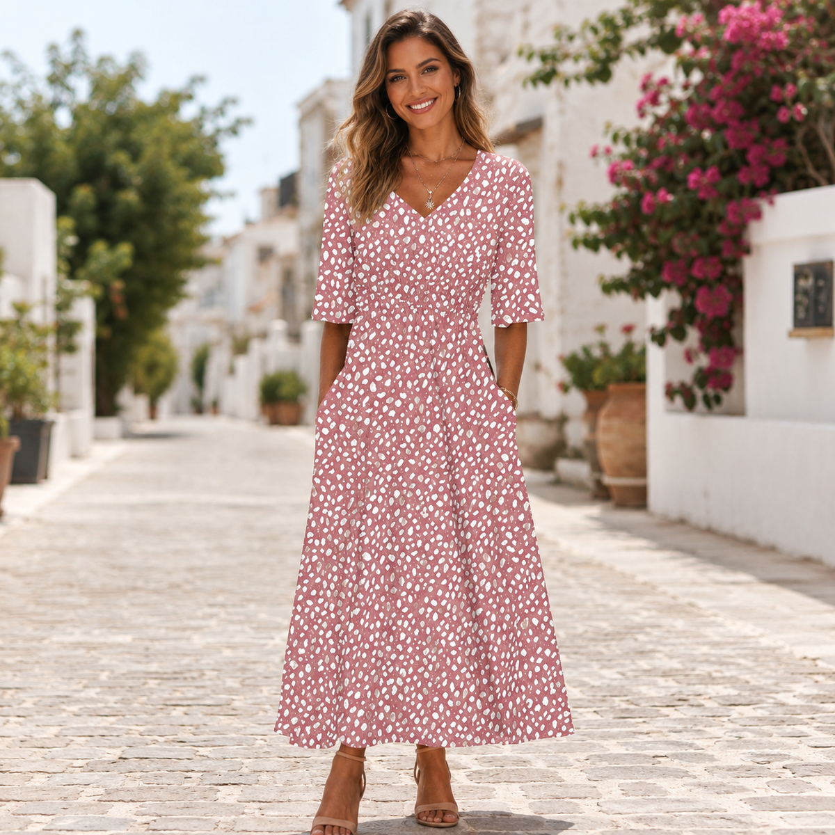 Tess™ | Flattering & Elegant Midi Dress