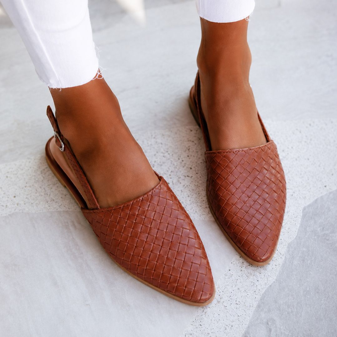 Caletta Braided Slingback Mules