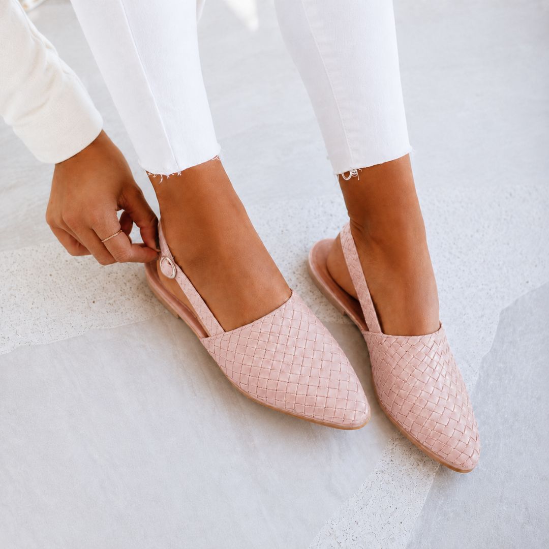Caletta Braided Slingback Mules