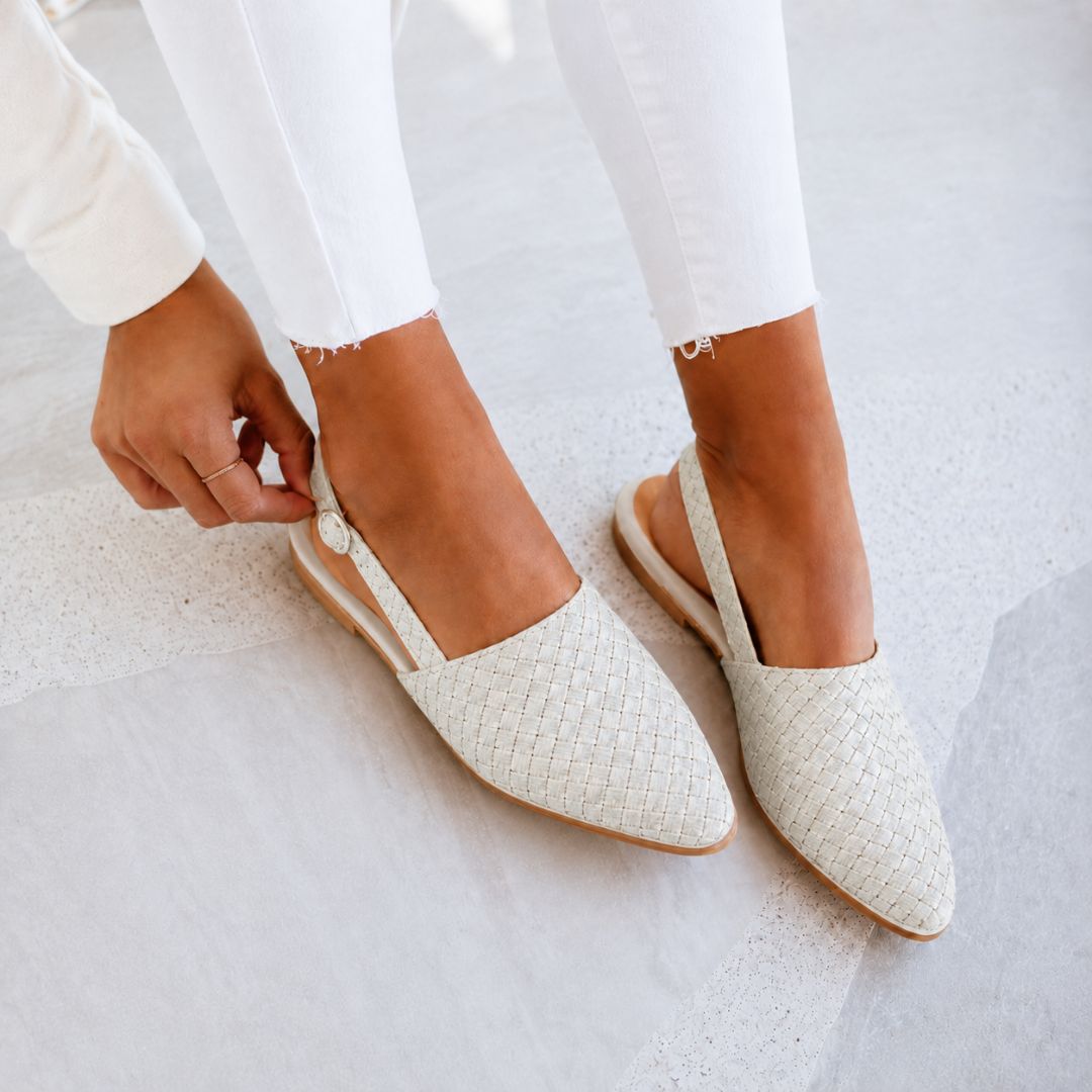 Caletta Braided Slingback Mules