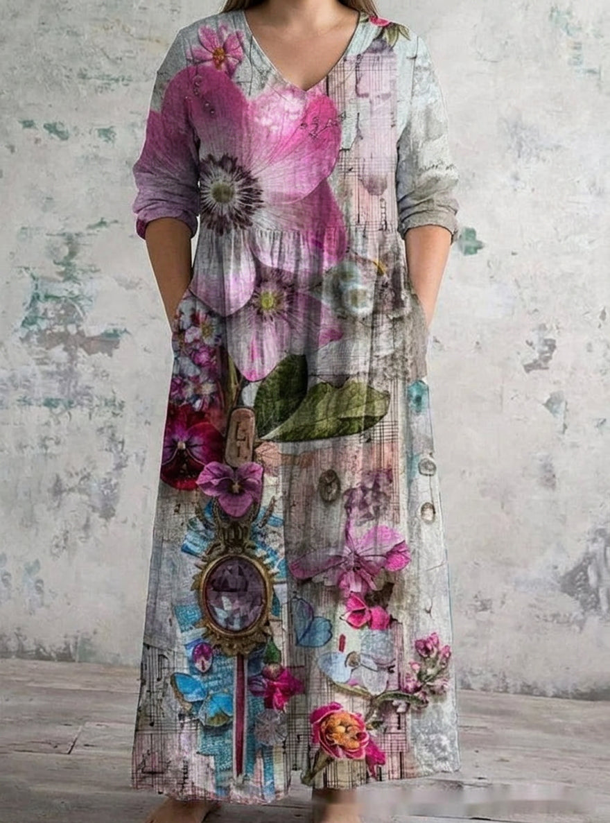 Violetta | Enchanted Bloom Maxi Dress