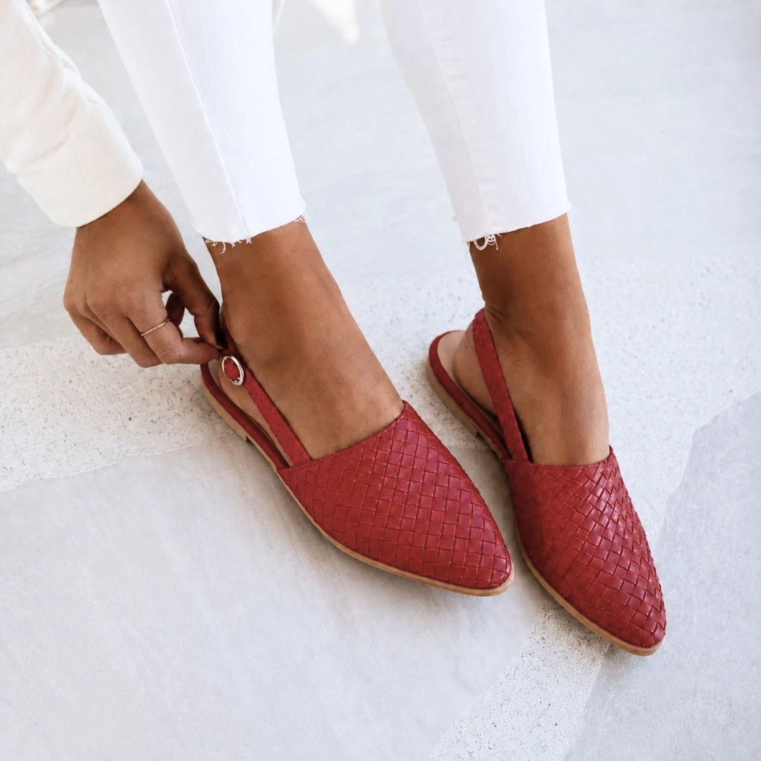 Caletta Braided Slingback Mules