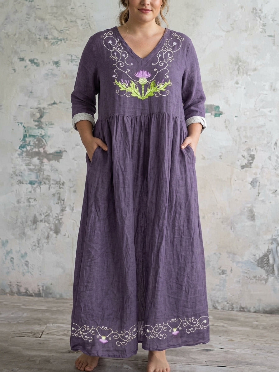 Lavessia | Regal Bloom Maxi Dress