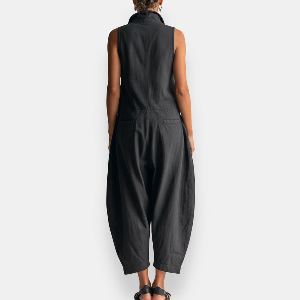 Ryker| Sleeveless Cargo Jumpsuit