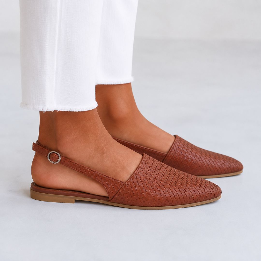 Caletta Braided Slingback Mules