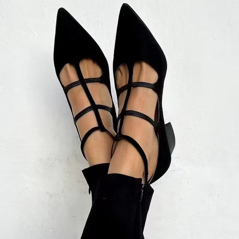 Bridget Leopard-Print Strappy Heels