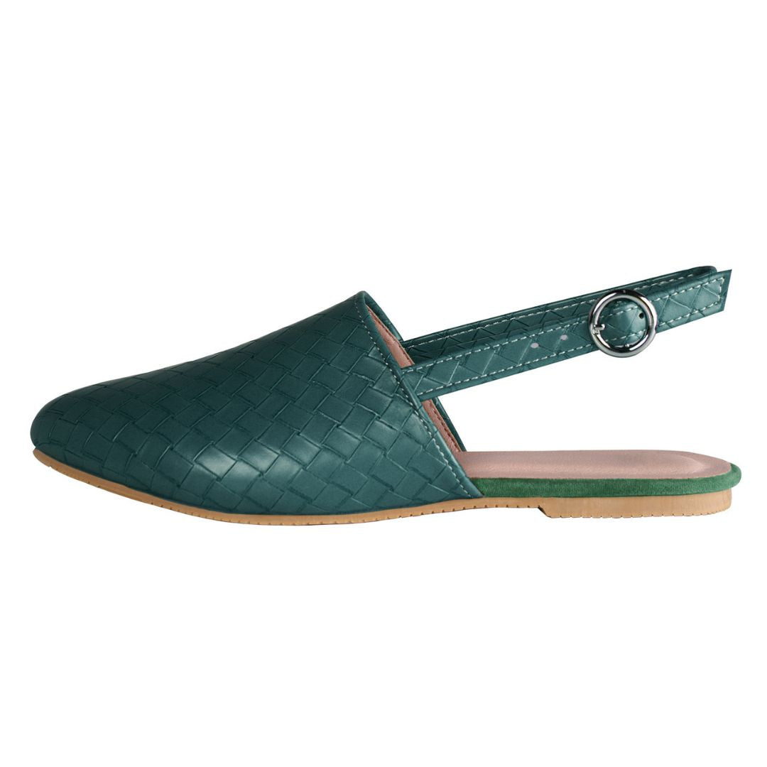 Caletta Braided Slingback Mules