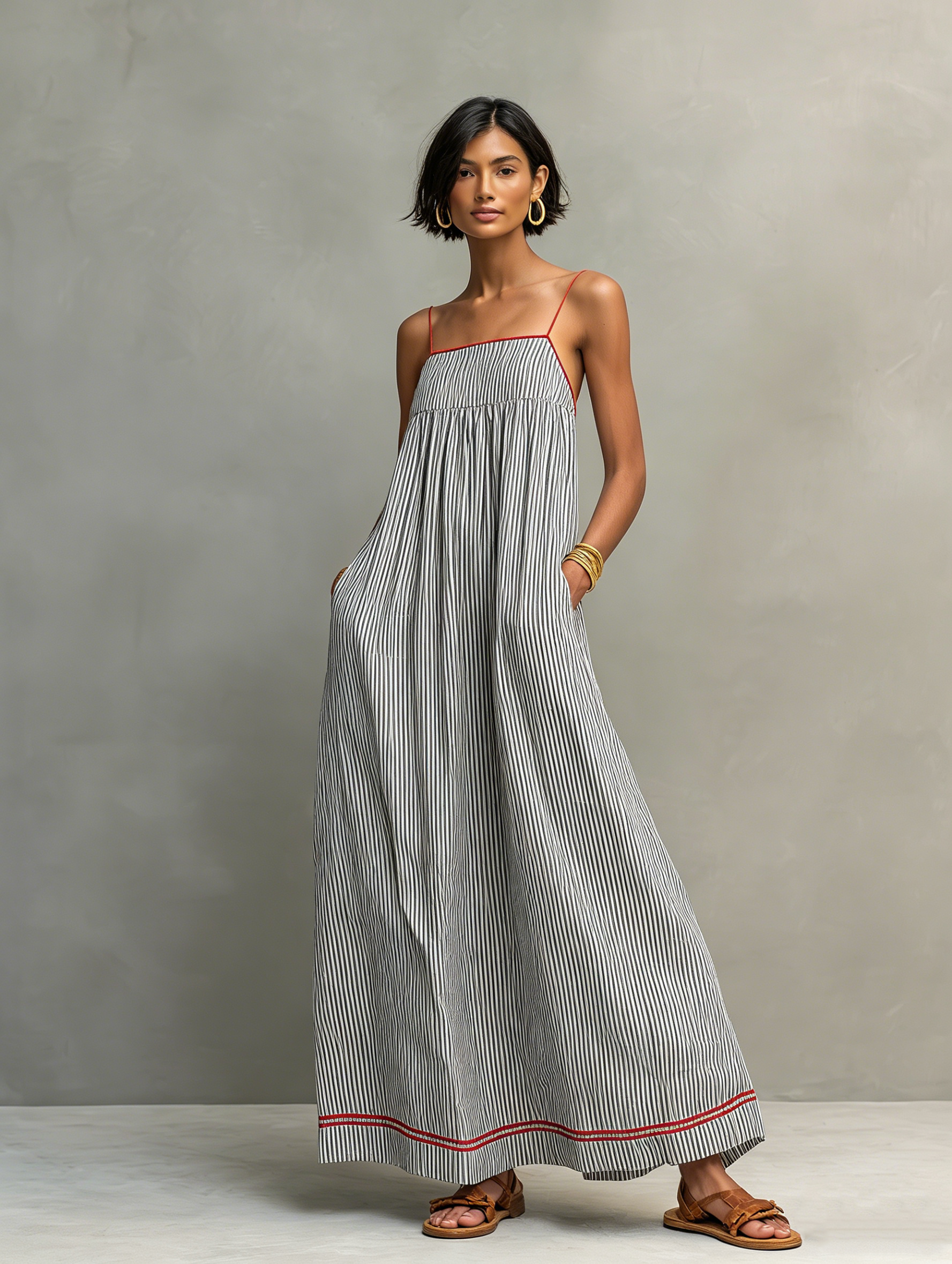 Aurora – Breezy Striped Maxi Dress