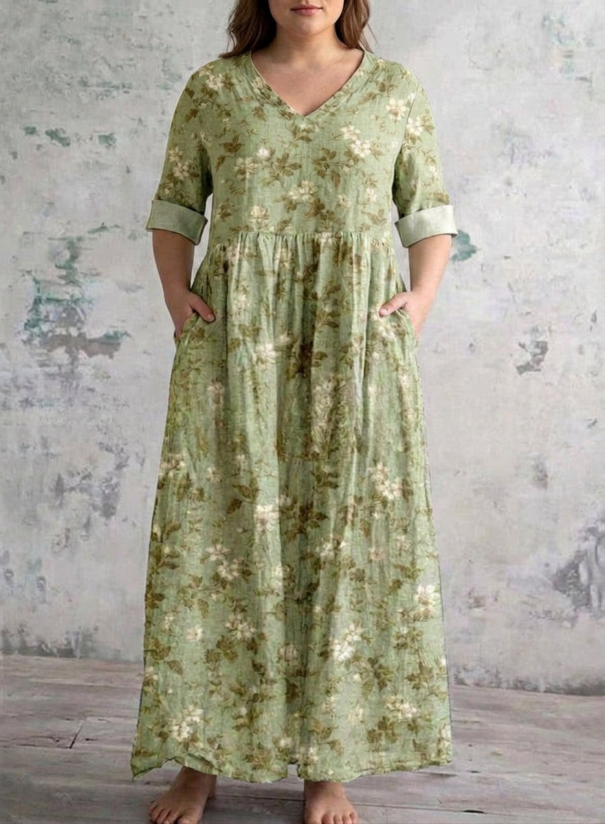 Sylvera | Sage Meadow Maxi Dress