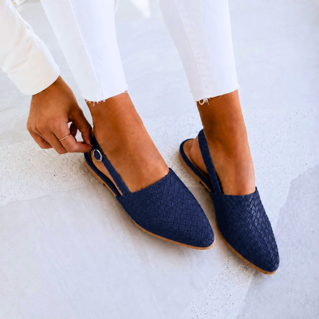 Caletta Braided Slingback Mules
