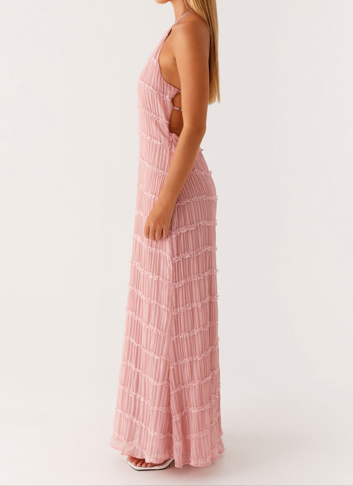 Jolene™ | Elegant Halter Maxi Dress