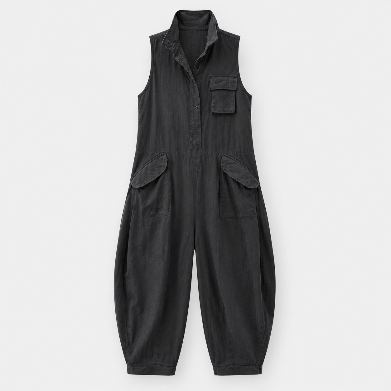 Ryker| Sleeveless Cargo Jumpsuit