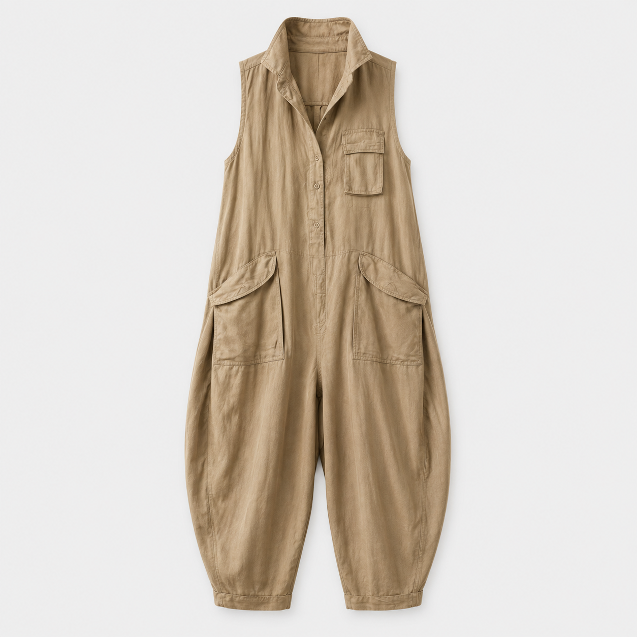 Ryker| Sleeveless Cargo Jumpsuit