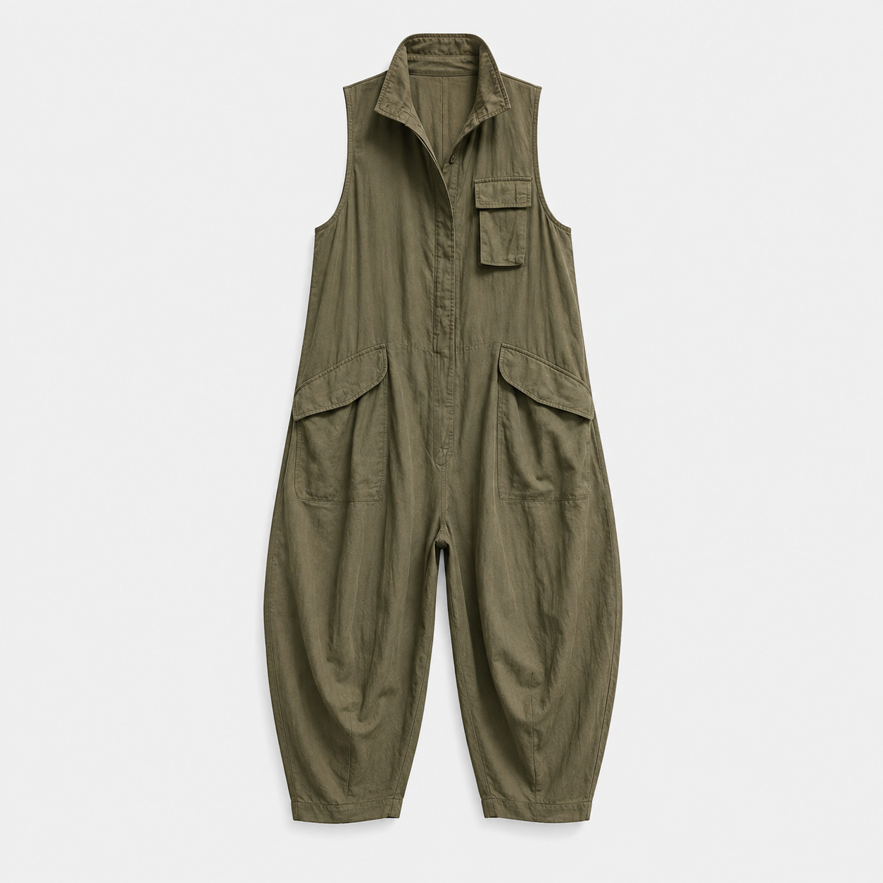 Ryker| Sleeveless Cargo Jumpsuit
