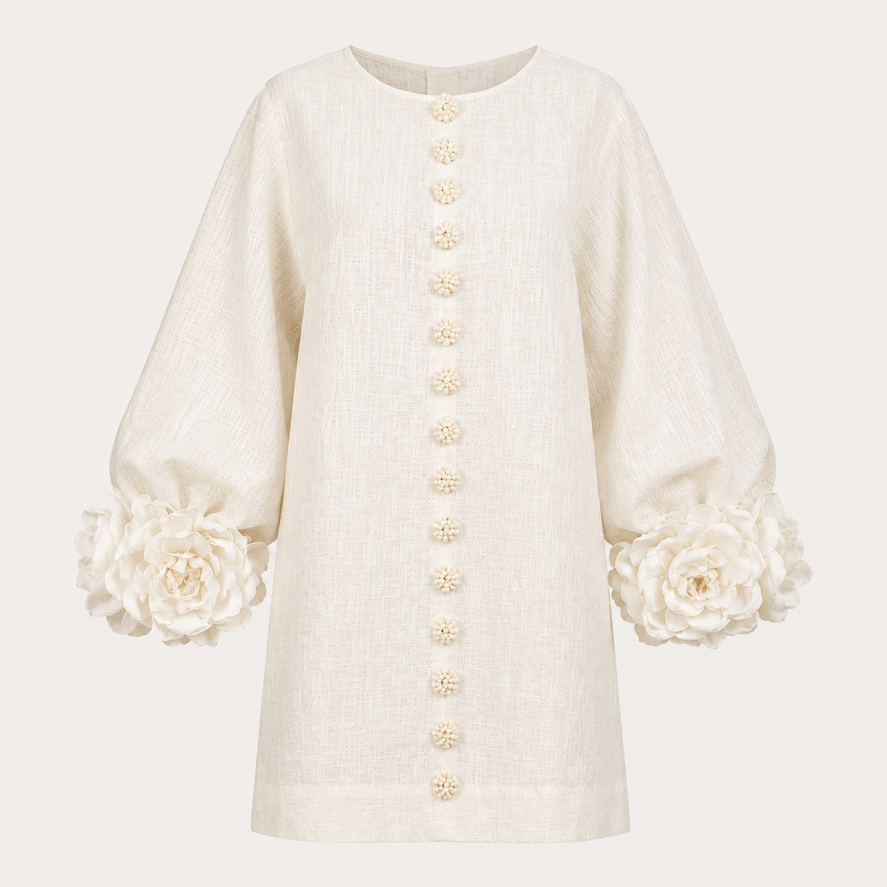 Florence | Floral Button-Front Mini Dress
