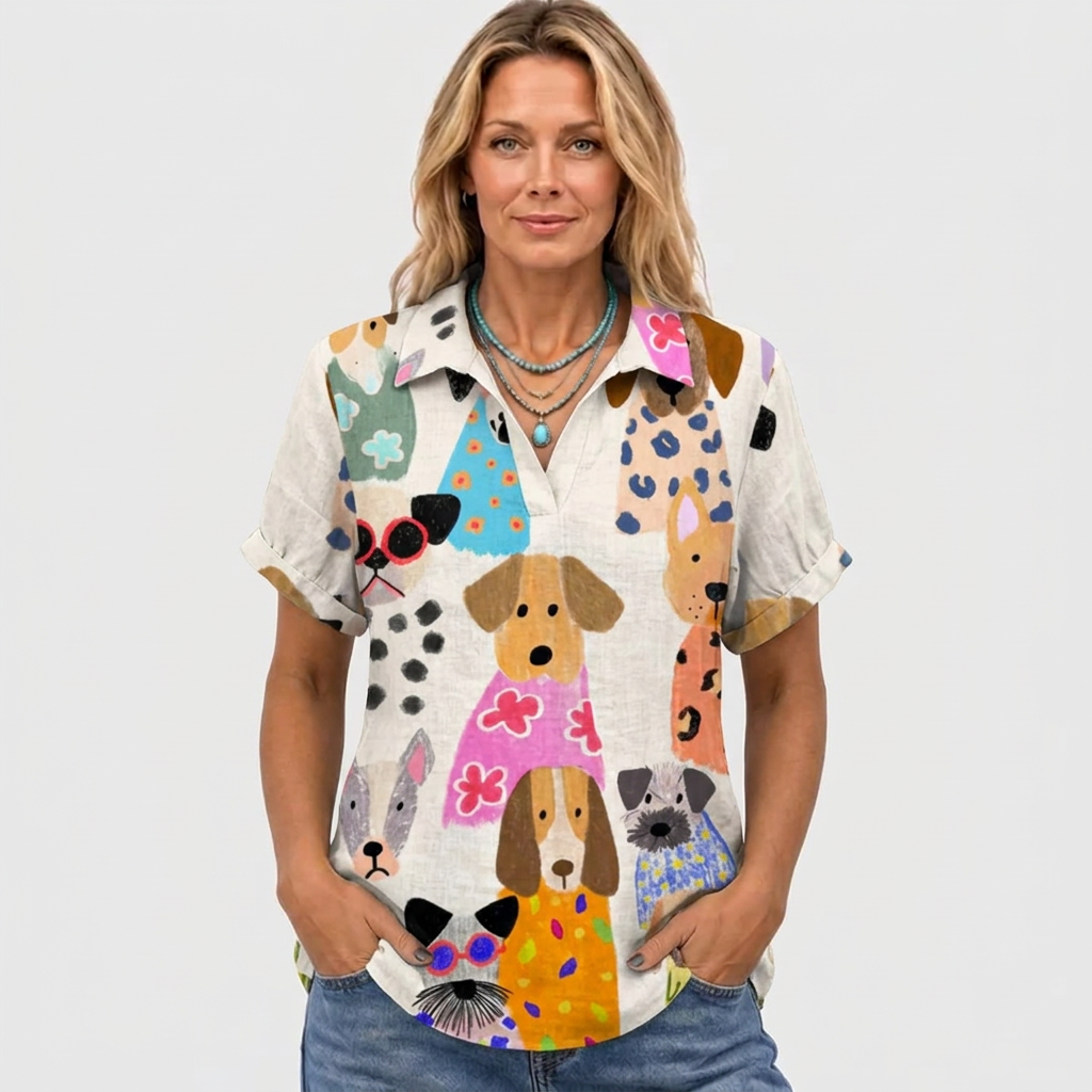 Pippa™ - Canine Collared Top