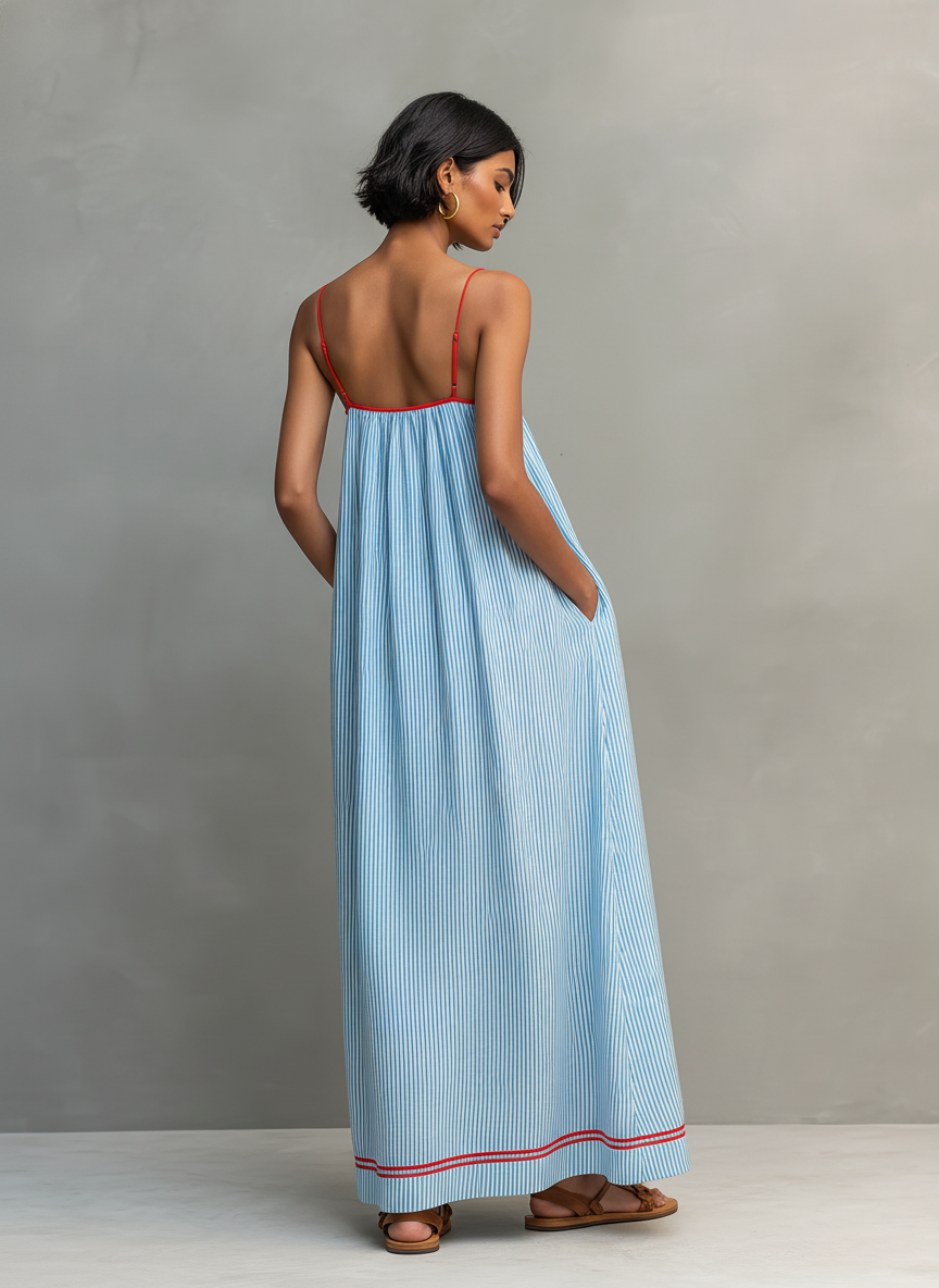 Aurora – Breezy Striped Maxi Dress