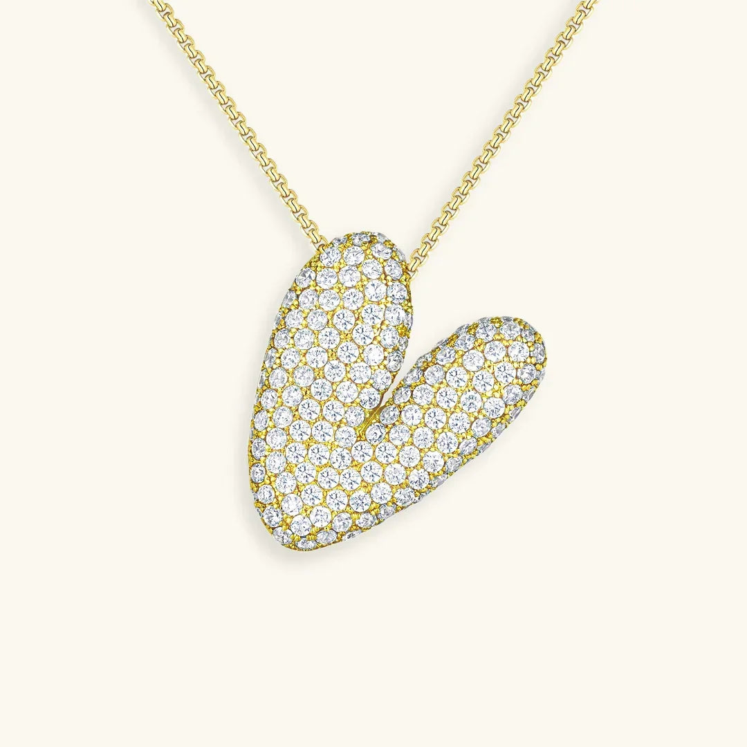 Bubble Initial Necklace