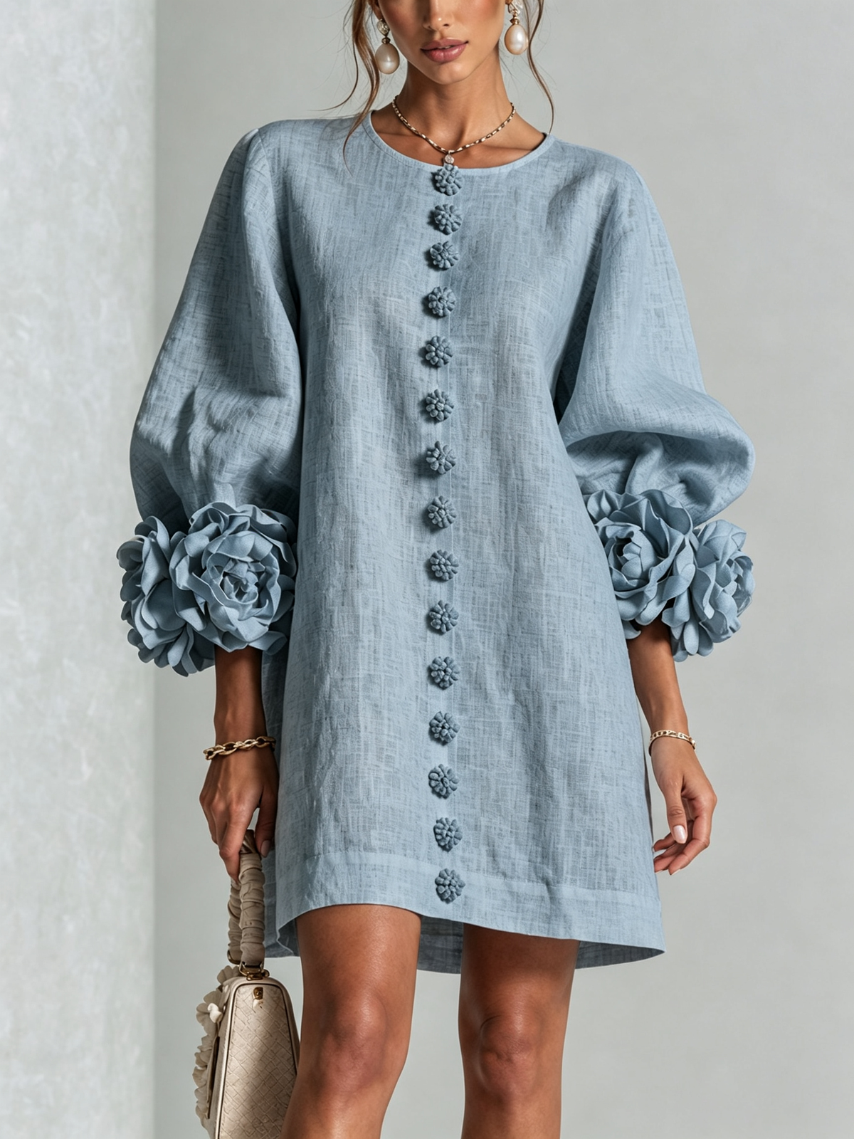 Rosalie | Button-Down Mini Dress