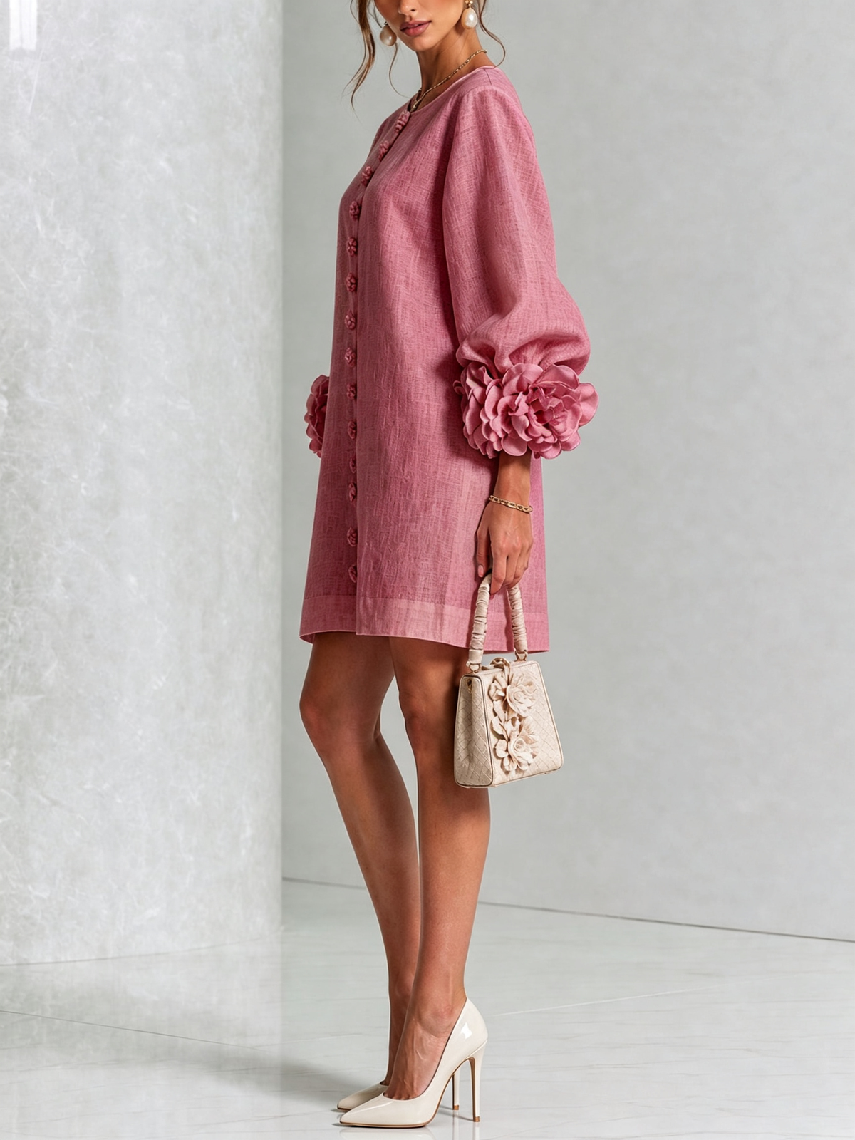 Rosalie | Button-Down Mini Dress