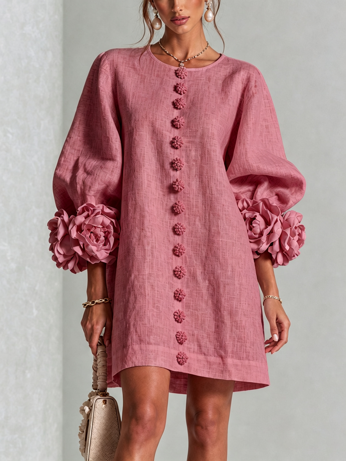 Rosalie | Button-Down Mini Dress