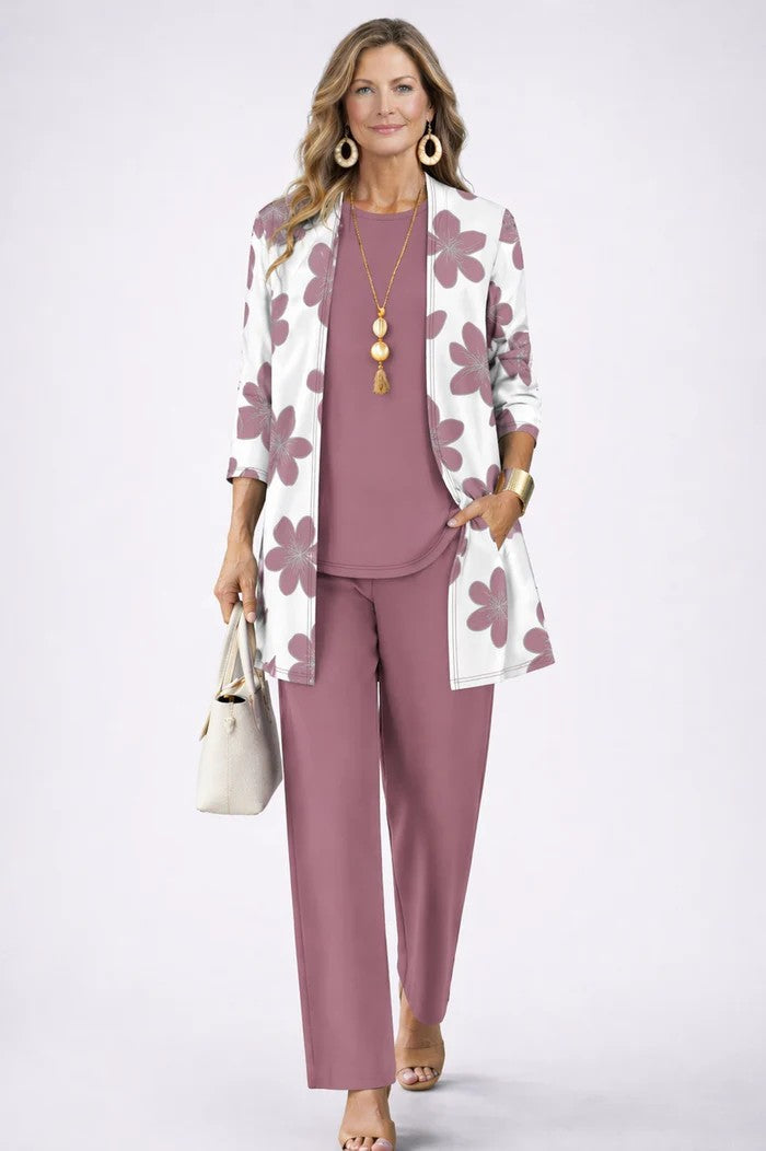 Adelaide | Three-Piece Cardigan Set