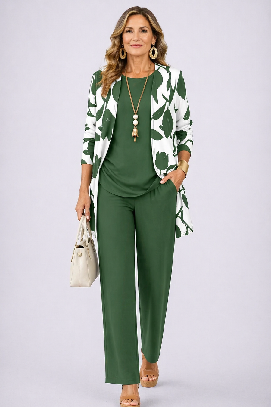 Cecily | Three-Piece Cardigan Set