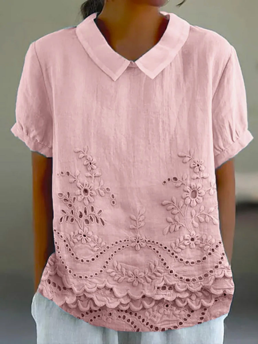 Bea™ - Floral Collared Top