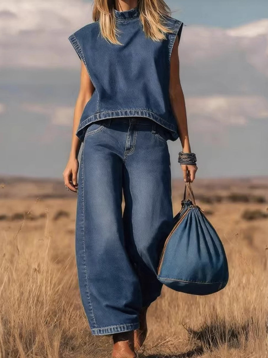 Ella | Loose Set with Wide Trousers