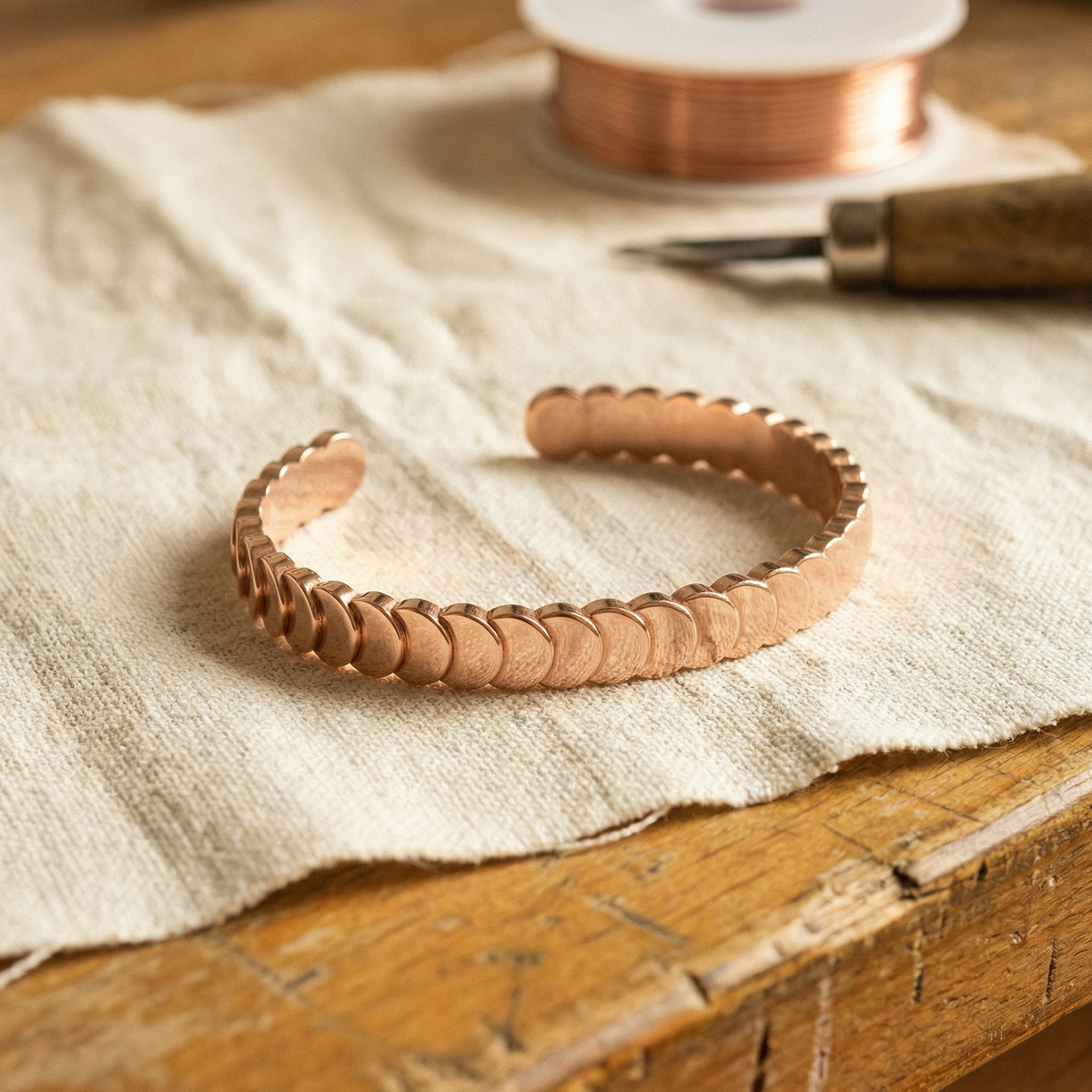 Charlotte's Tide Copper Bracelet
