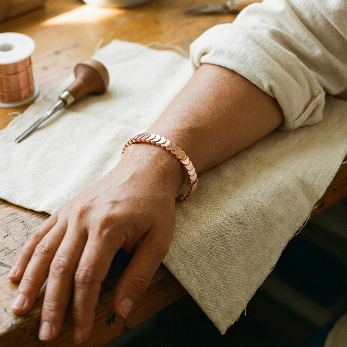 Charlotte's Tide Copper Bracelet
