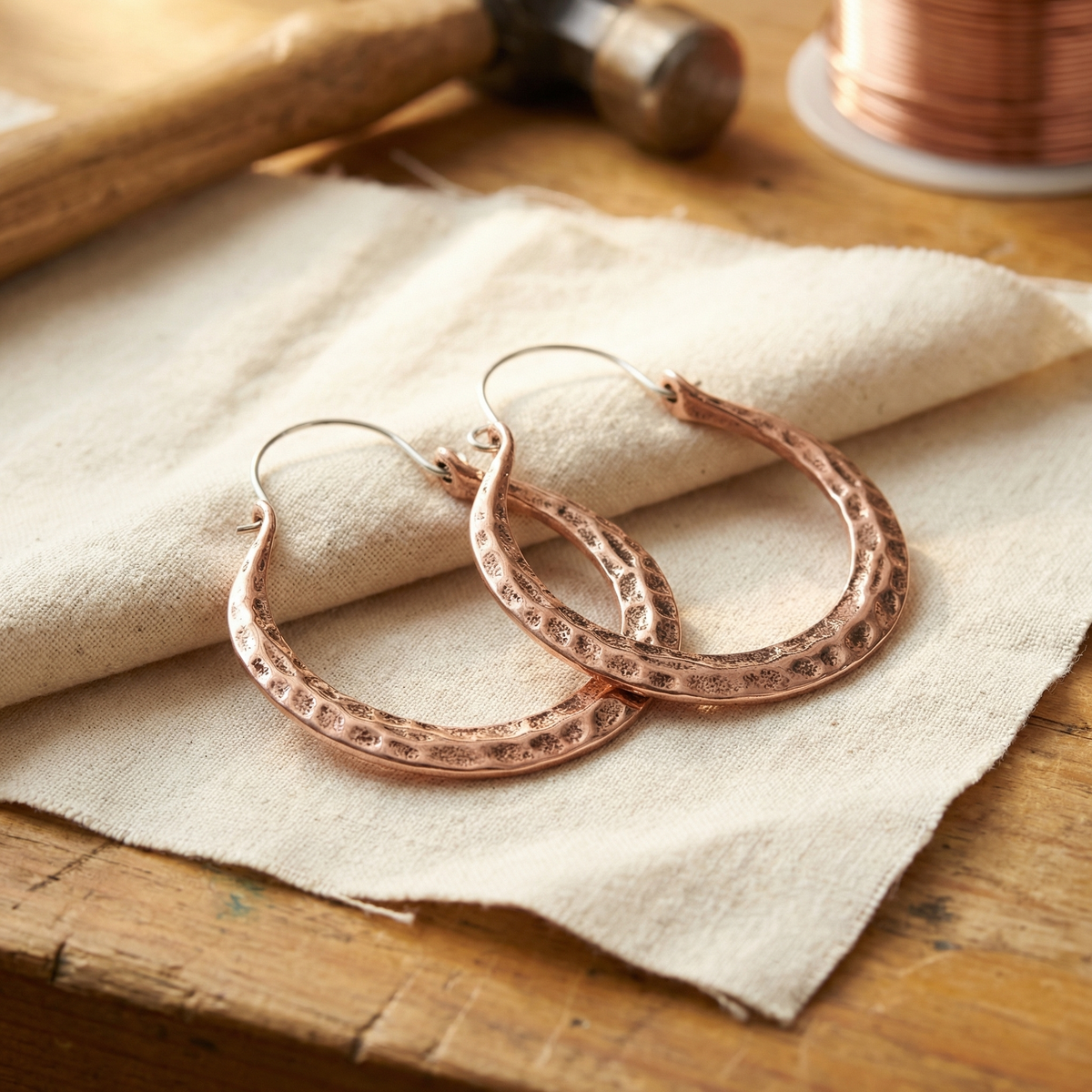 Charlotte's Ember Copper Earrings