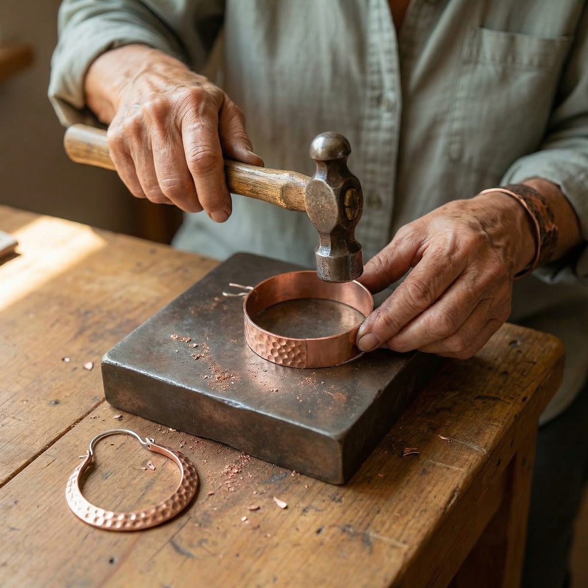 Charlotte's Ember Copper Earrings