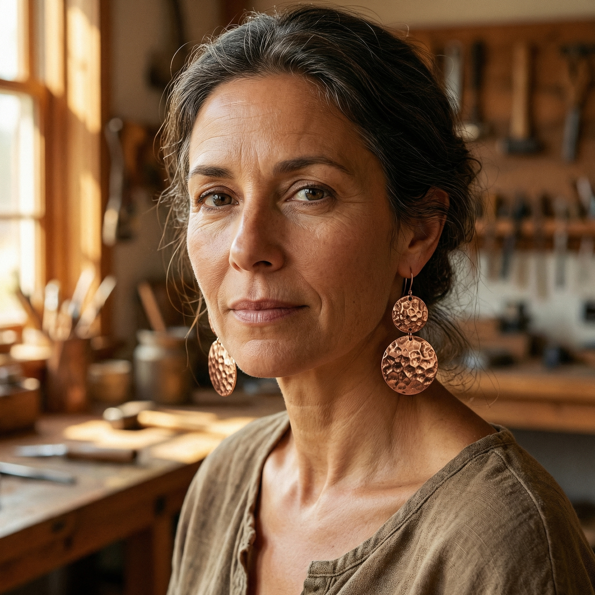Charlotte's Solstice Copper Earrings