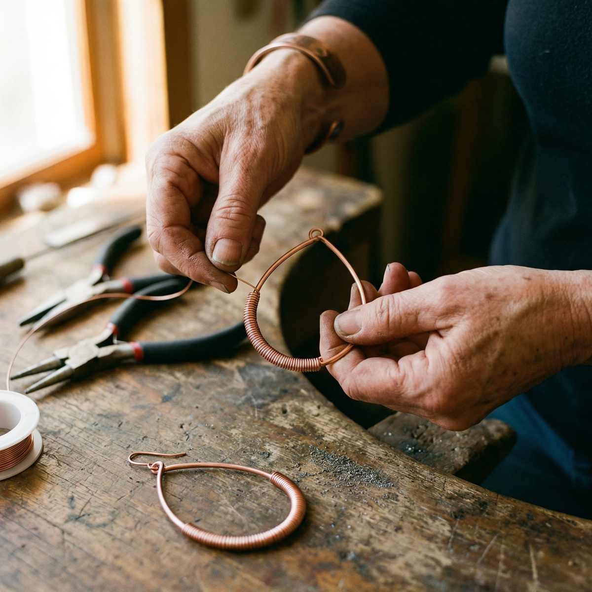 Charlotte's Creek Copper Earrings