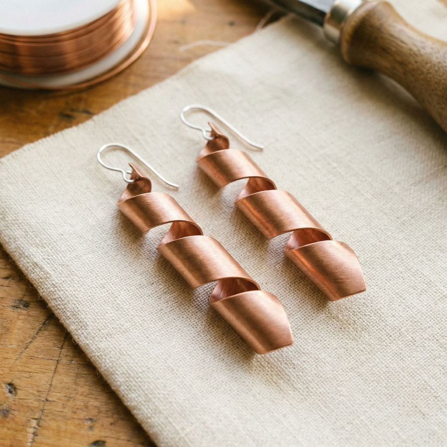 Charlotte's Dusk Copper Earrings