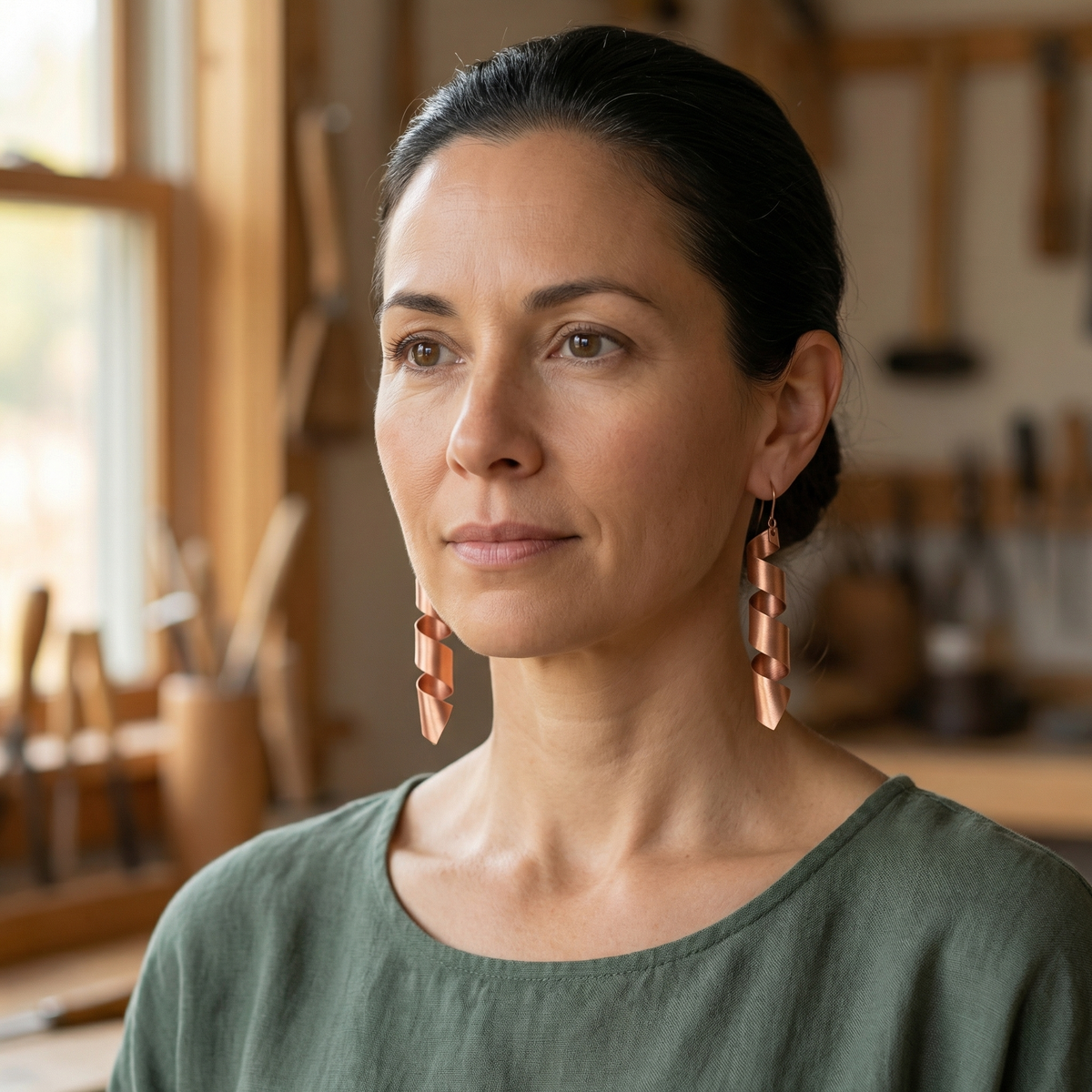 Charlotte's Dusk Copper Earrings