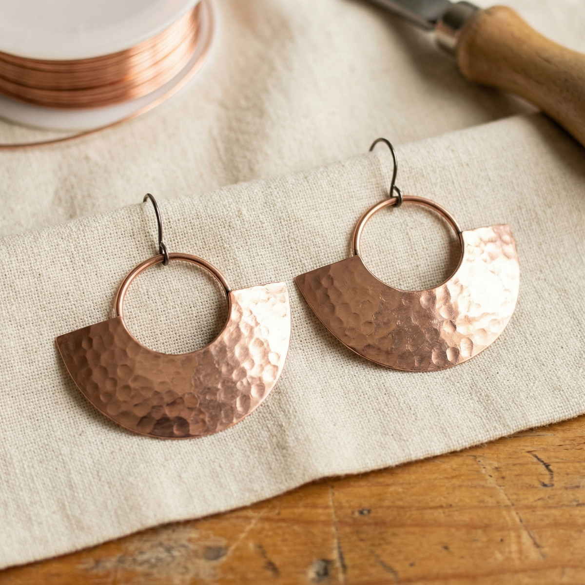 Charlotte's Sol Copper Earrings