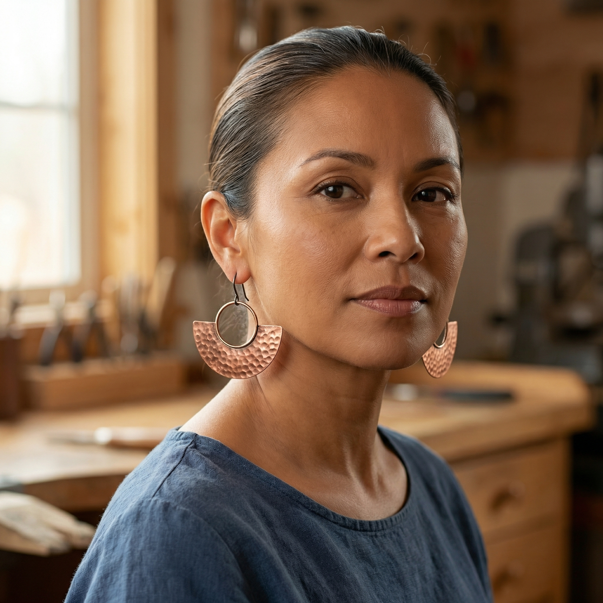 Charlotte's Sol Copper Earrings
