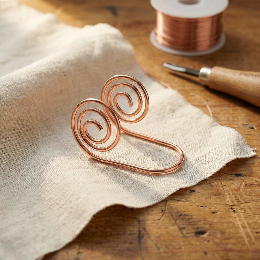 Charlotte's Flow Copper Hand Spiral