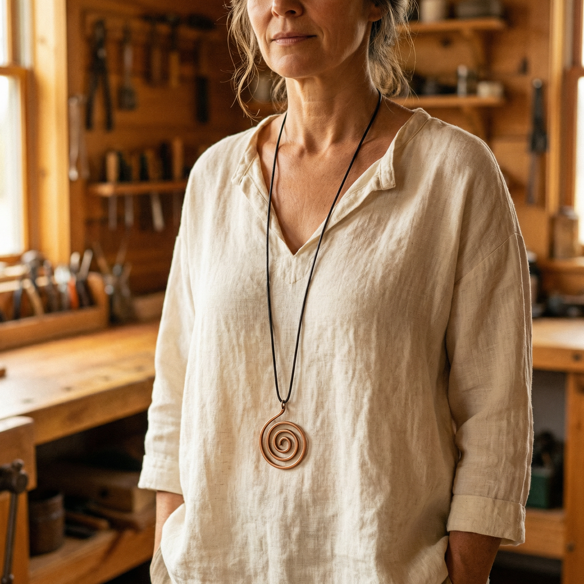 Charlotte's Mesa Copper Necklace