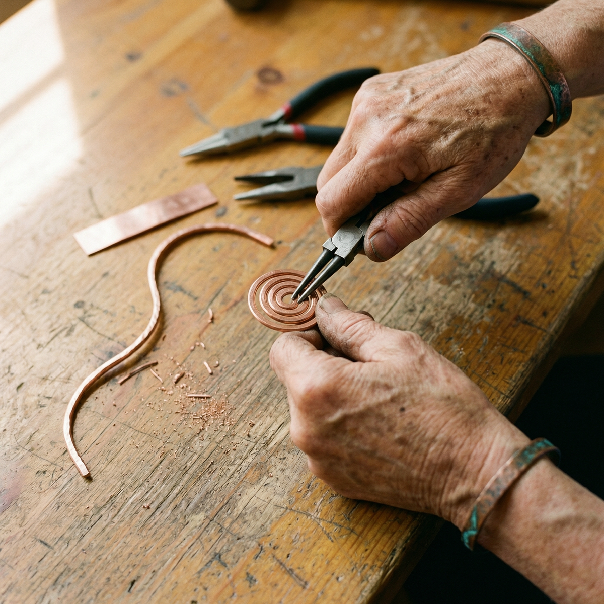 Charlotte's Coil Copper Anklet