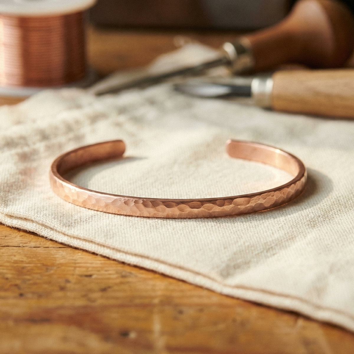Charlotte's Sand Copper Anklet