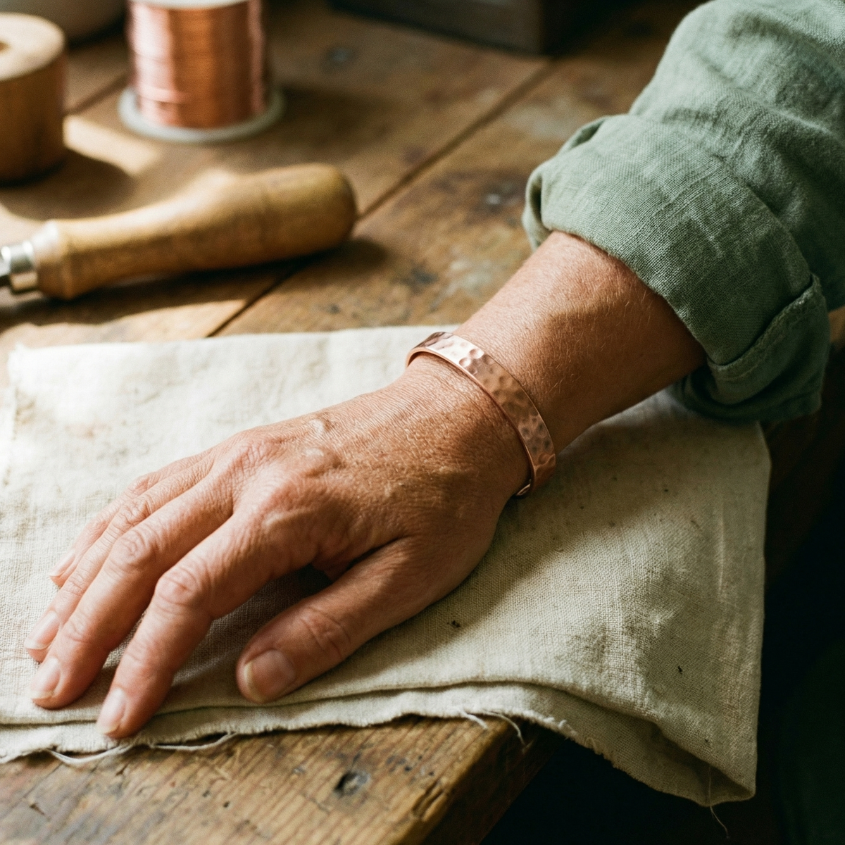 Charlotte's Lodestone Copper Bracelet