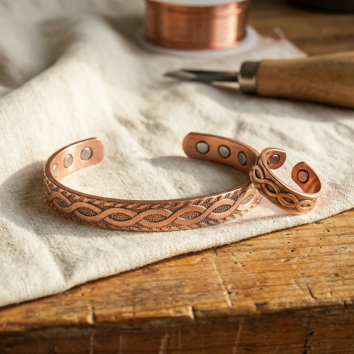 Charlotte's Knot Copper Set